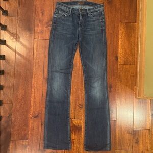 MOTHER Dark Blue Denim Jeans